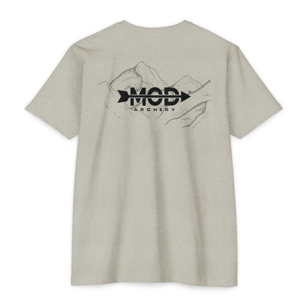 "Mod Archery" Unisex CVC Jersey T-shirt
