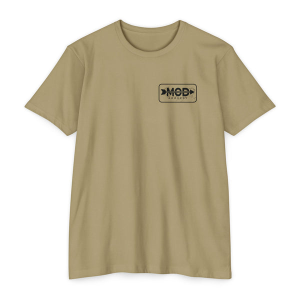 "Mod Archery" Unisex CVC Jersey T-shirt