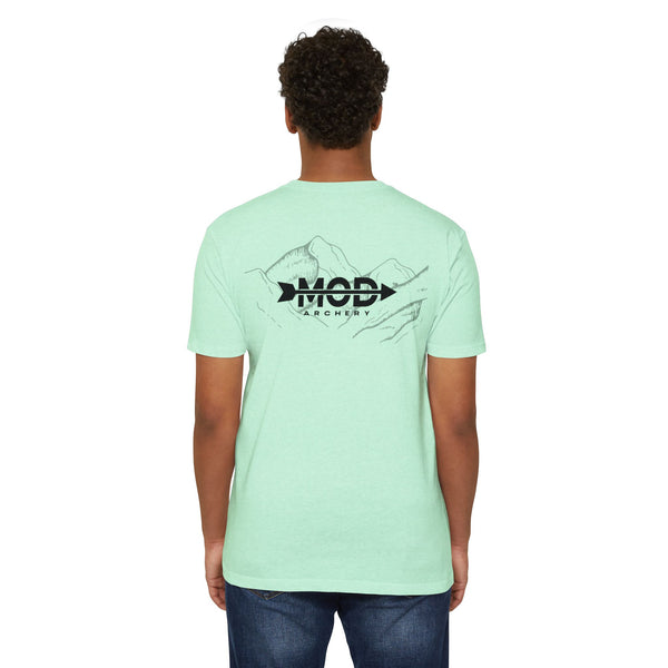 "Mod Archery" Unisex CVC Jersey T-shirt