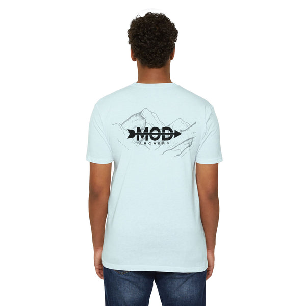 "Mod Archery" Unisex CVC Jersey T-shirt