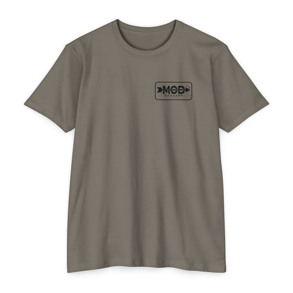 "Mod Archery" Unisex CVC Jersey T-shirt