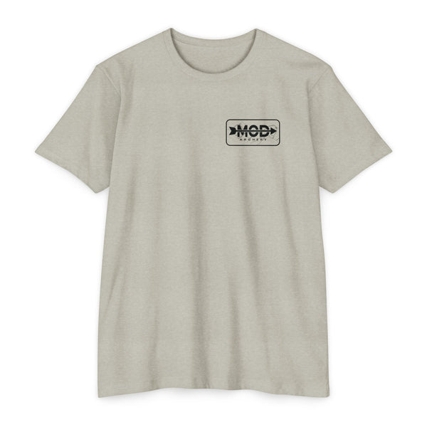 "Mod Archery" Unisex CVC Jersey T-shirt