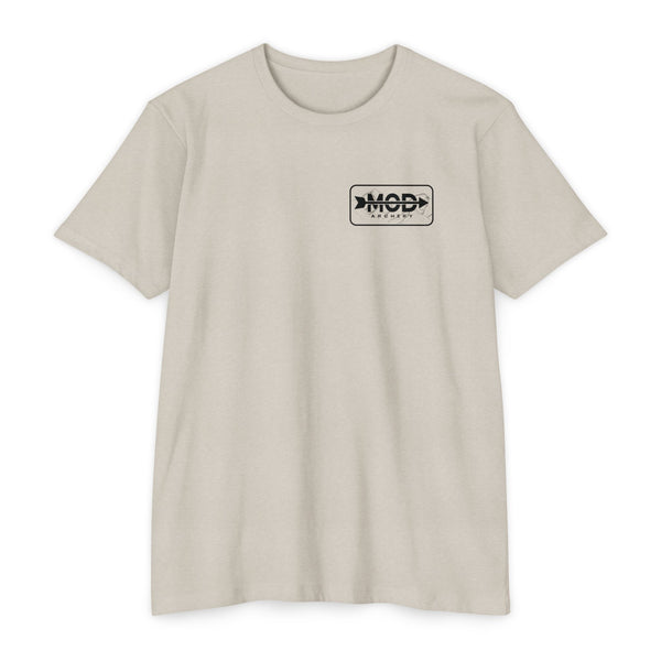 "Mod Archery" Unisex CVC Jersey T-shirt