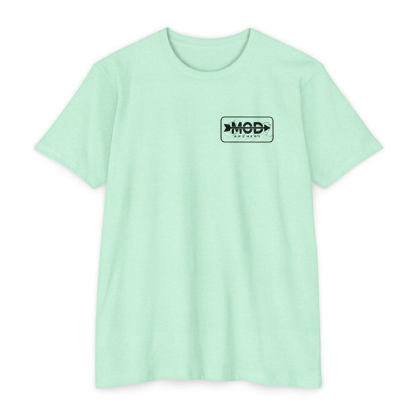 "Mod Archery" Unisex CVC Jersey T-shirt