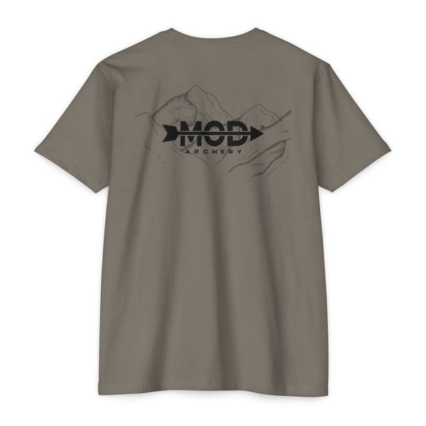"Mod Archery" Unisex CVC Jersey T-shirt