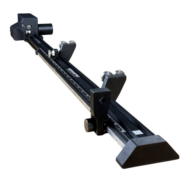 An angle of the modsaw pro from the back , showing more of the rear rest and full saw