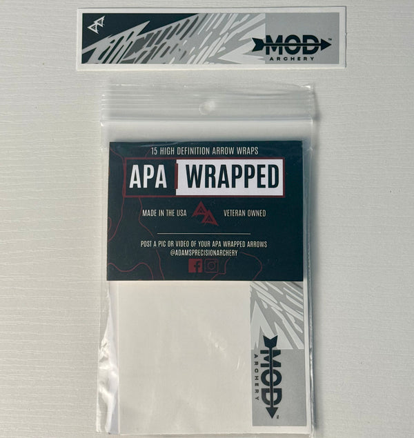 mod archery arrow wraps packaged by apa wrapped